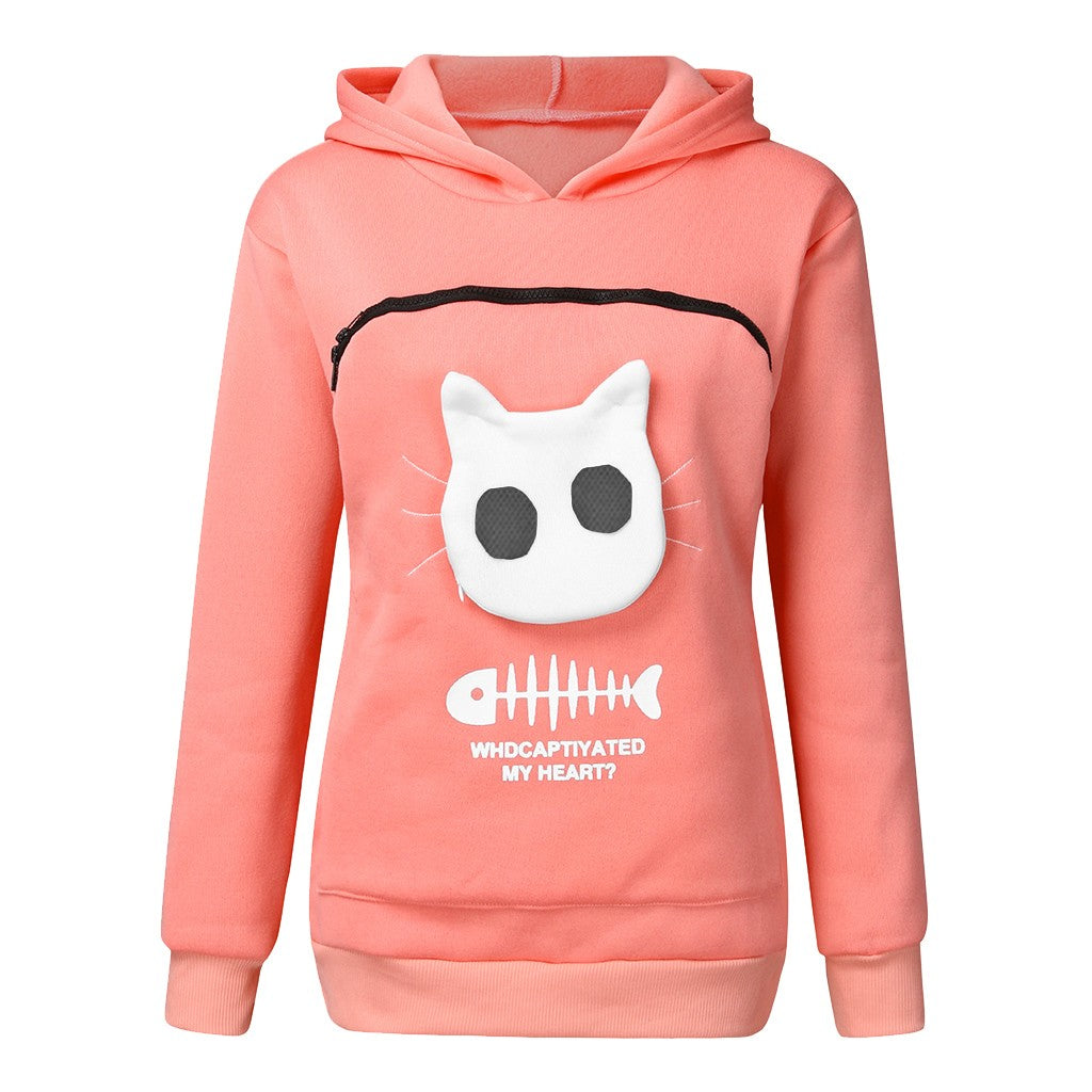 Cat Pouch Hoodie