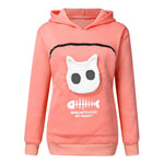 Load image into Gallery viewer, Cat Pouch Hoodie

